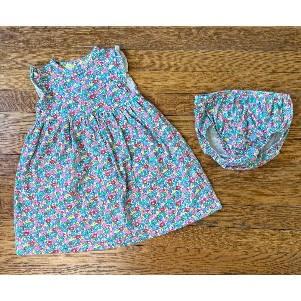 Mini Boden Girls' Floral Dress Size 18-24 Months